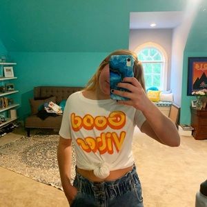 Good Vibes Cotton Tee